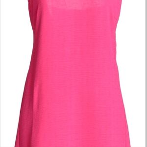 Hot pink mini dress